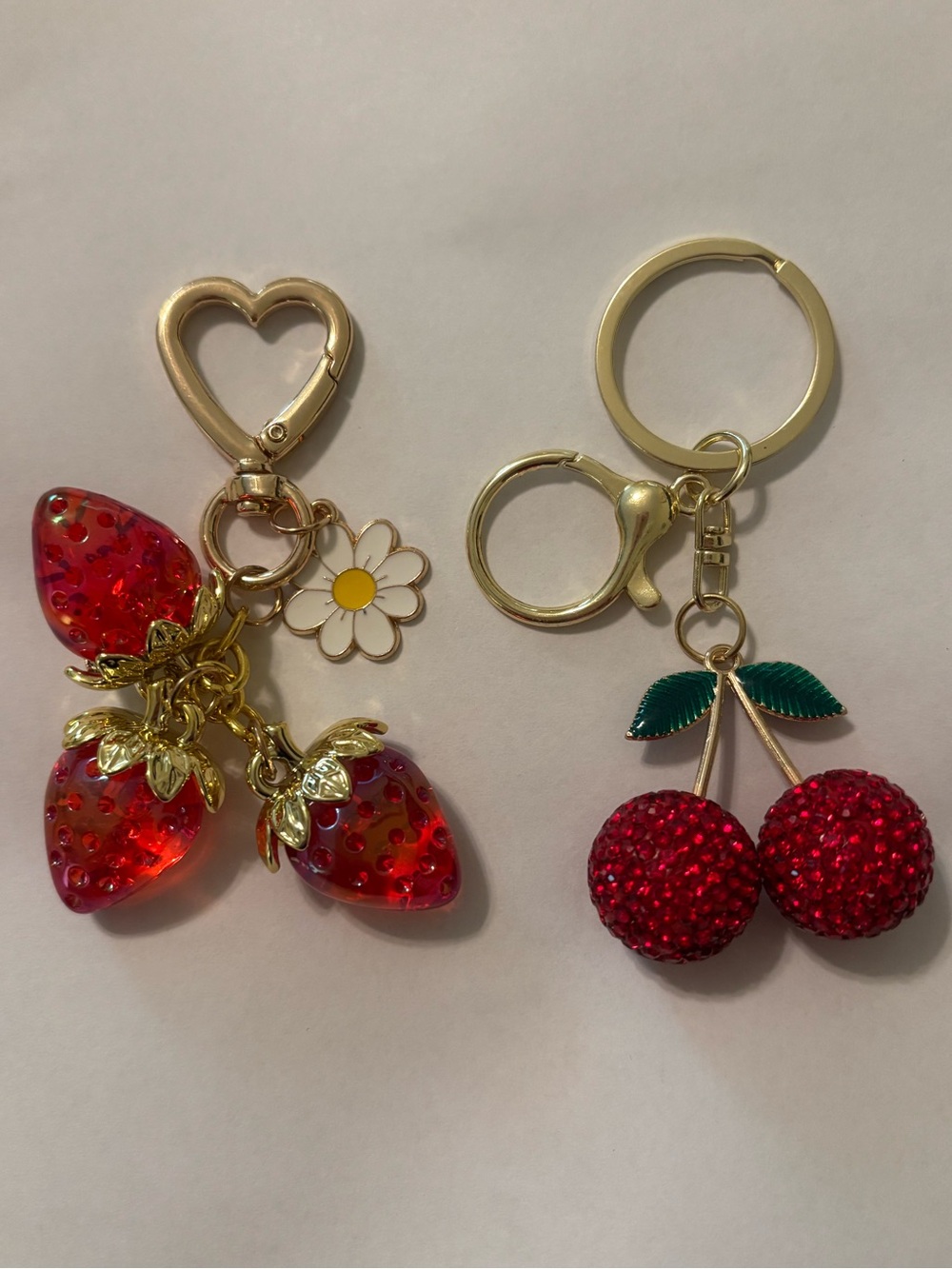 Fruity bag charms set of 2 - NWOT